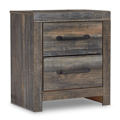 Two Drawer Night Stand (6621697507424)