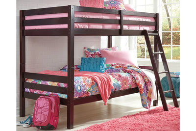 Halanton Convertible Twin over Twin Bunk Bed with Ladder (6621747249248)