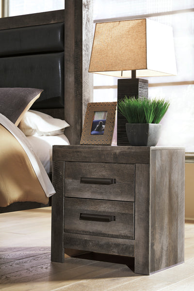 TWO DRAWER NIGHT STAND (6621827792992)
