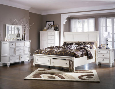 Prentice Sleigh King Bed with Storage Bedroom Set 2 (6558264590432)