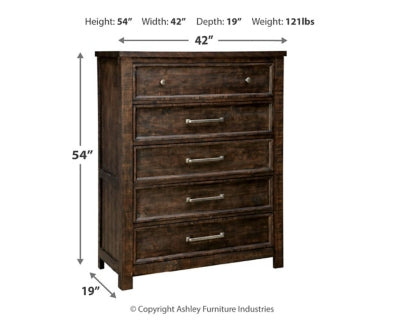 Five Drawer Chest (6602225582176)