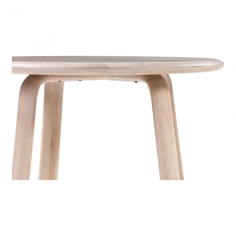 Malibu Round Dining Table  White Oak (6579359285344)