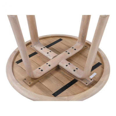 Malibu Round Dining Table  White Oak (6579359285344)
