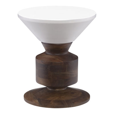 Hippo Stool White Top - Al Rugaib Furniture (4583228801120)