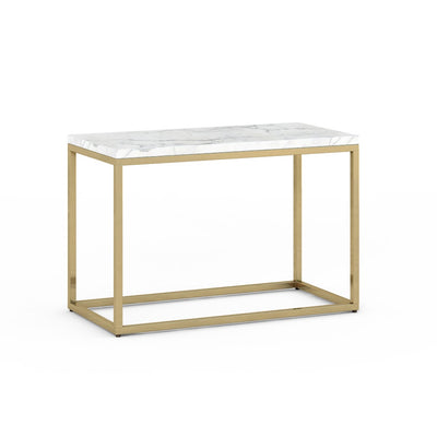 GOLD Marble RECTANGULAR SIDE TABLE (6650221199456)