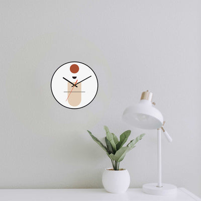 Wall Clock Decorative abstract circle Battery Operated -LWHSWC30B-C13 (6622831673440)