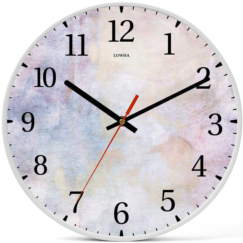 Wall Clock Decorative multicolors Battery Operated -LWHSWC30W-C171 (6622836916320)