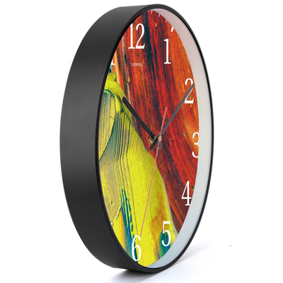 Wall Clock Decorative yellow paint Battery Operated -LWHSWC30B-C18 (6622831837280)