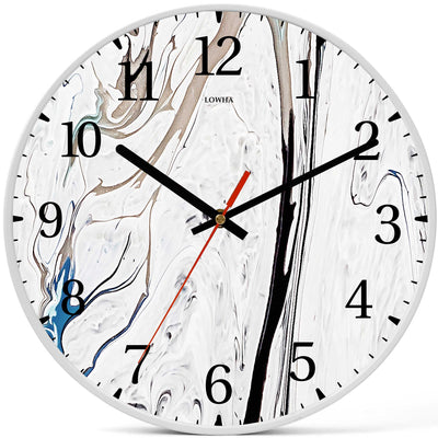 Wall Clock Decorative Marble ink Battery Operated -LWHSWC30W-C195 (6622837669984)