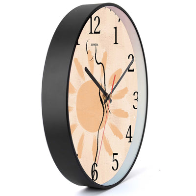 Wall Clock Decorative sun women Battery Operated -LWHSWC30B-C24 (6622832033888)