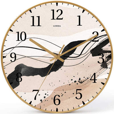 Wall Clock Decorative landscape Battery Operated -LWHSWC30G-C262 (6622839767136)