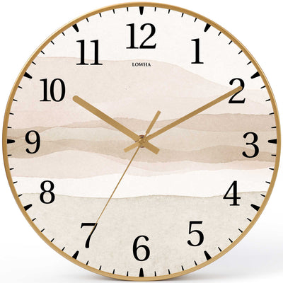 Wall Clock Decorative landscape Battery Operated -LWHSWC30G-C264 (6622839832672)