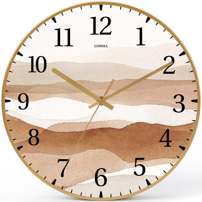 Wall Clock Decorative landscape Battery Operated -LWHSWC30G-C267 (6622839930976)