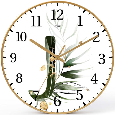 Wall Clock Decorative J letter Battery Operated -LWHSWC30G-C270 (6622840029280)