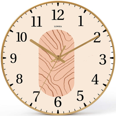 Wall Clock Decorative in the middle Battery Operated -LWHSWC30G-C274 (6622840160352)