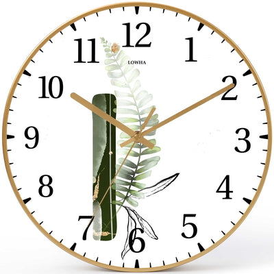 Wall Clock Decorative I letter Battery Operated -LWHSWC30G-C278 (6622840356960)