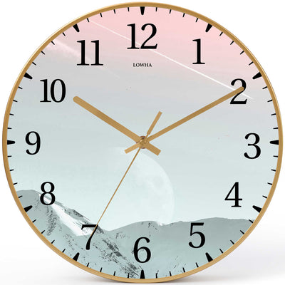 Wall Clock Decorative ice Battery Operated -LWHSWC30G-C279 (6622840389728)