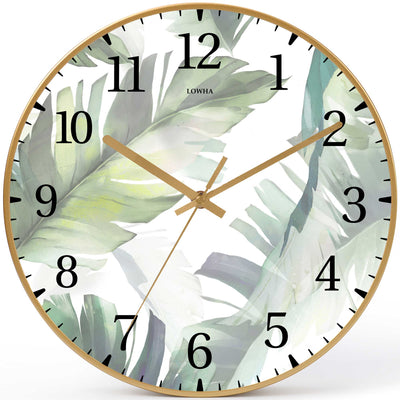 Wall Clock Decorative water green Battery Operated -LWHSWC30G-C297 (6622841077856)