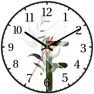 Wall Clock Decorative F letter Battery Operated -LWHSWC30B-C308 (6622841471072)