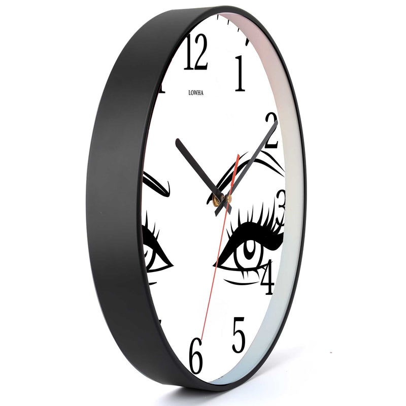 Wall Clock Decorative eyes Battery Operated -LWHSWC30B-C311 (6622841569376)