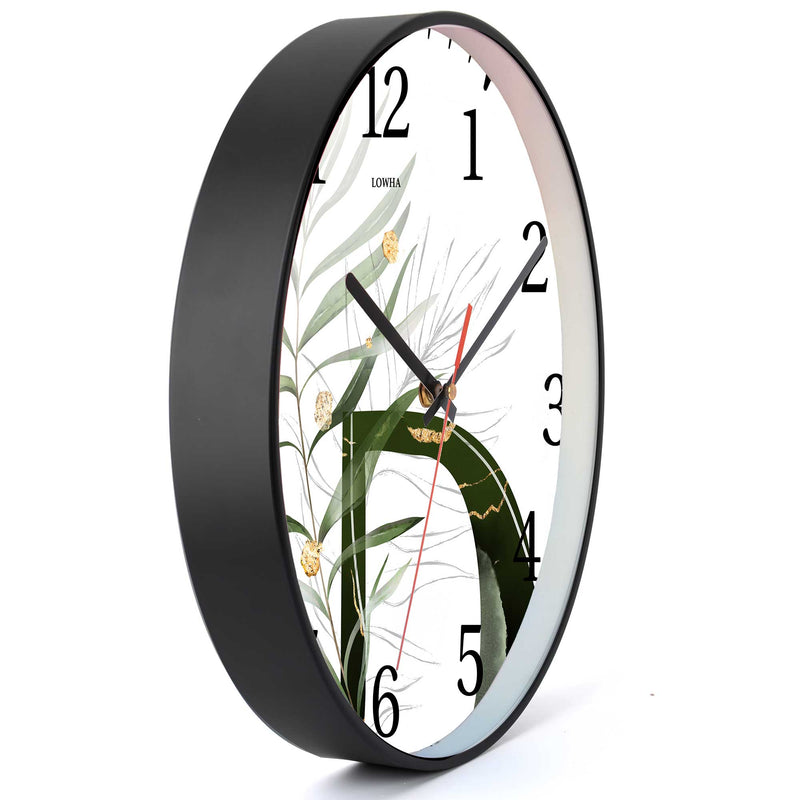 Wall Clock Decorative D letter Battery Operated -LWHSWC30B-C313 (6622841634912)