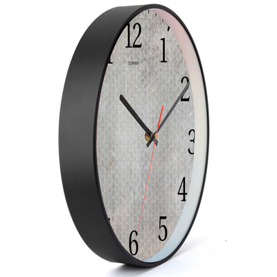 Wall Clock Decorative dark Battery Operated -LWHSWC30B-C317 (6622841765984)