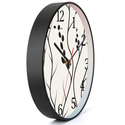 Wall Clock Decorative wave grase Battery Operated -LWHSWC30B-C32 (6622832296032)