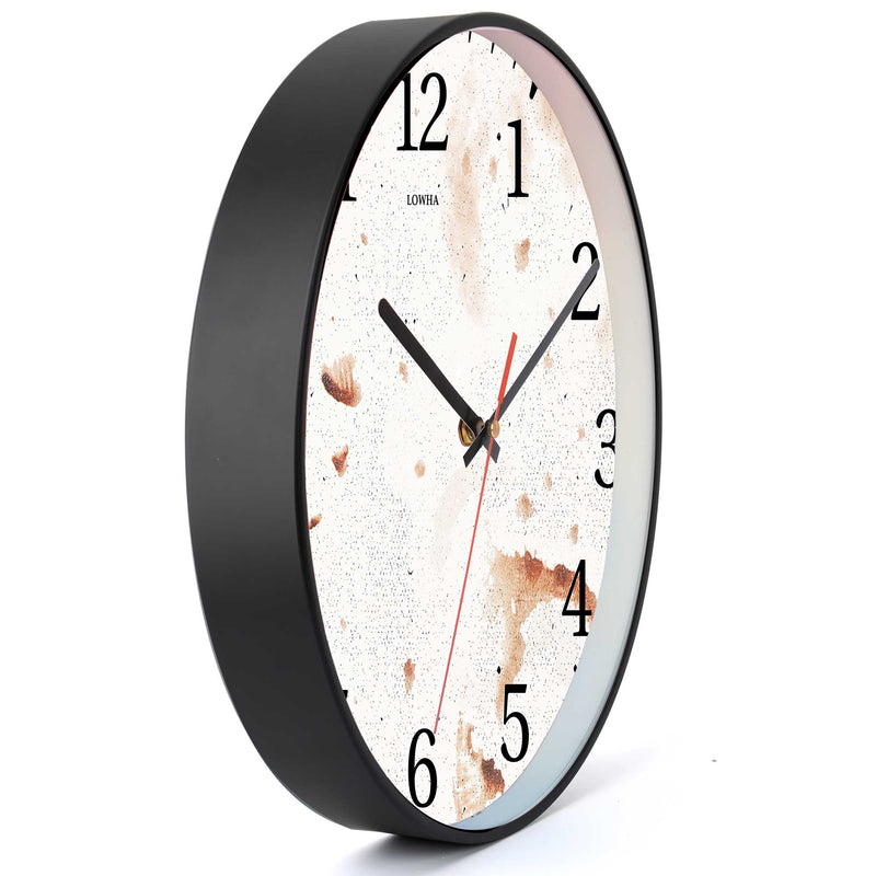 Wall Clock Decorative coffe cup marks Battery Operated -LWHSWC30B-C338 (6622842454112)