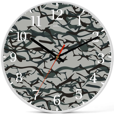Wall Clock Decorative camouflage warms Battery Operated -LWHSWC30W-C344 (6622842650720)