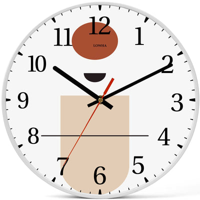 Wall Clock Decorative brown ball Battery Operated -LWHSWC30W-C367 (6622843306080)