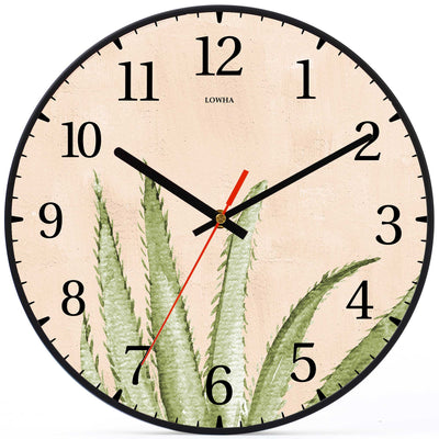 Wall Clock Decorative Cactus Battery Operated -LWHSWC30B-C59 (6622833180768)