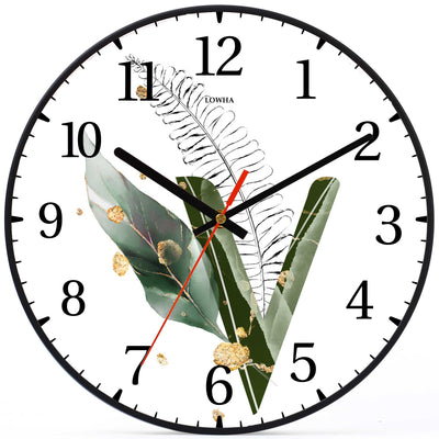 Wall Clock Decorative V letter Battery Operated -LWHSWC30B-C62 (6622833279072)