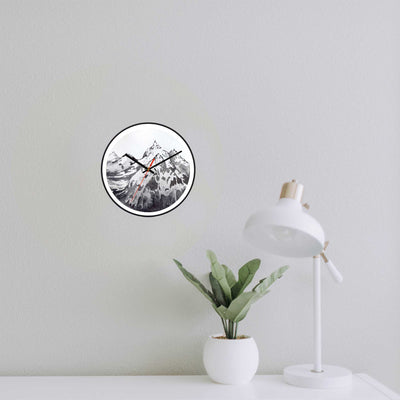 Wall Clock Decorative Top snow Battery Operated -LWHSWC30B-C6 (6622831411296)