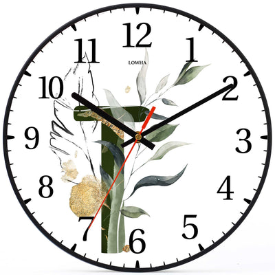 Wall Clock Decorative T letter Battery Operated -LWHSWC30B-C79 (6622833836128)