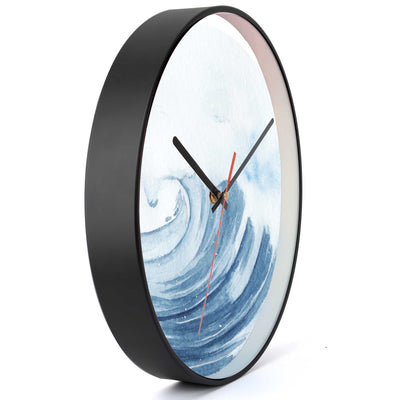 Wall Clock Decorative Long ocean wave Battery Operated -LWHSWC30B-C8 (6622831476832)