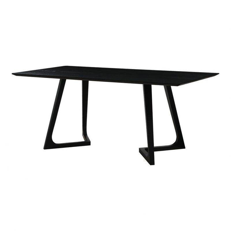 Godenza Dining Table Rectangular Black Ash - Al Rugaib Furniture (4583294763104)