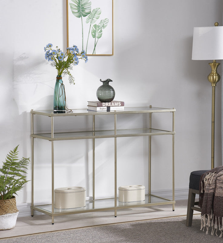 Champagne Console table (6623529762912)