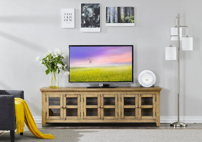 Natural TV Cabinet-6 doors (6643353649248)