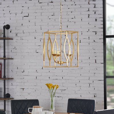 Pedent Lamp with Gold Foil Finish (6566717522016)