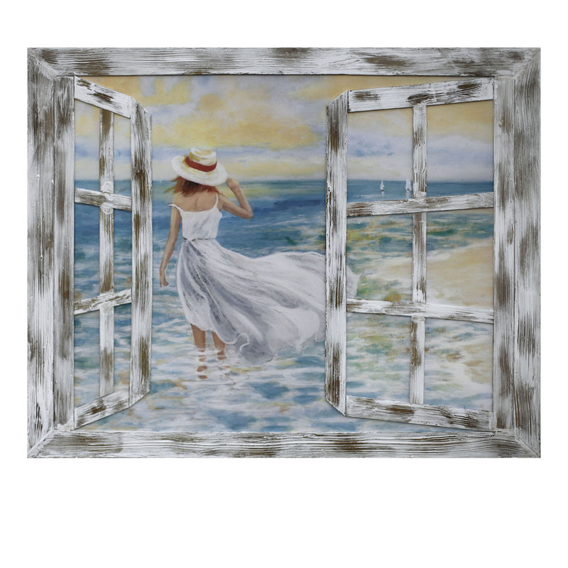Beach Lady painting - Al Rugaib Furniture (4697383927904)