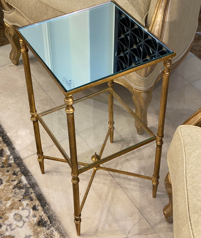 HENZLER GOLD ACCENT TABLE (6596336549984)