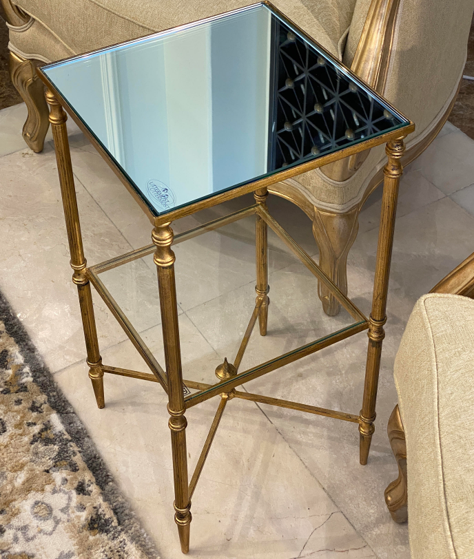 HENZLER GOLD ACCENT TABLE (6596336549984)