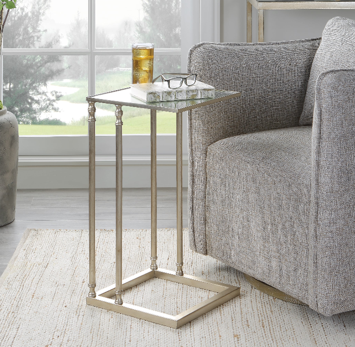 Henzler Gold Sofa Accent Table (6585685803104)