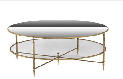 Henzler Gold Round Coffee Table (6589959536736)