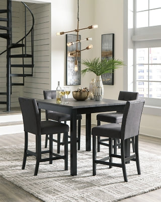 Garvine Counter Height Dining Table and Bar Stools (Set of 5) (4634834501728)