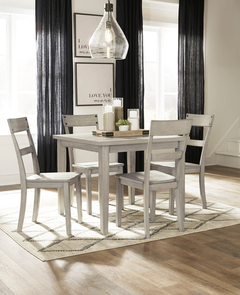 Loratti Dining Table and Chairs (Set of 5) (6646735601760)