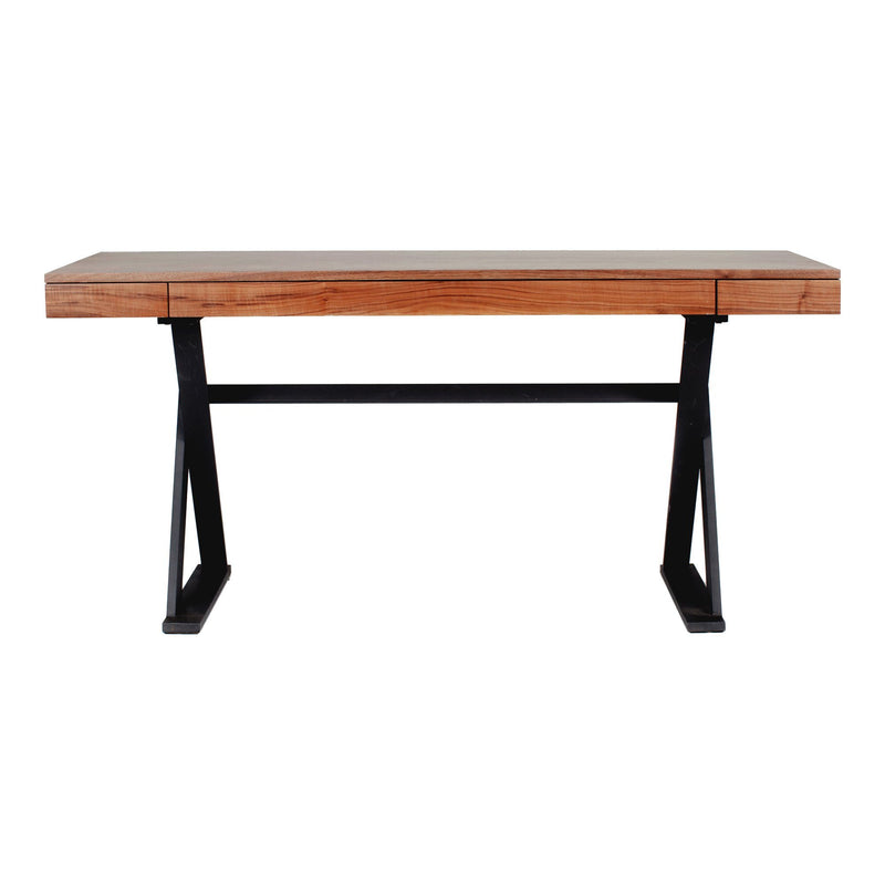 Reale Desk Walnut - Al Rugaib Furniture (4583170179168)