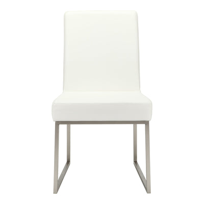Tyson Dining Chair White-M2 - Al Rugaib Furniture (4583196655712)
