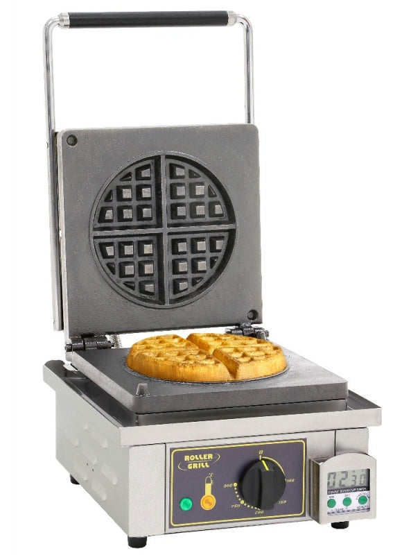 Roller Grill GES 75 Single 4 Piece Round Waffle Iron - GP310 (6536663957600)
