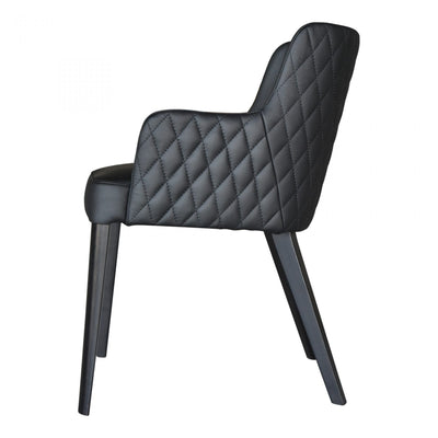 Zayden Dining Chair Black (6579359940704)